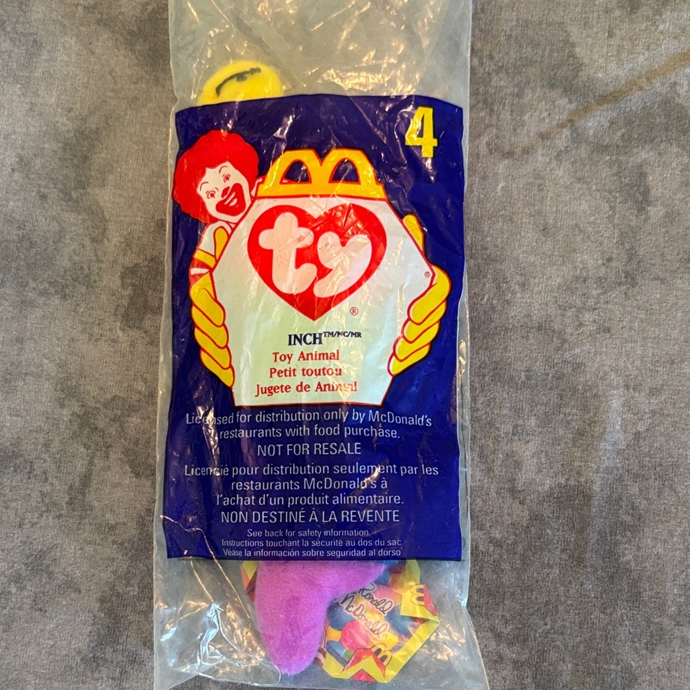 Beanie Baby McDonalds NIB Inch Ty